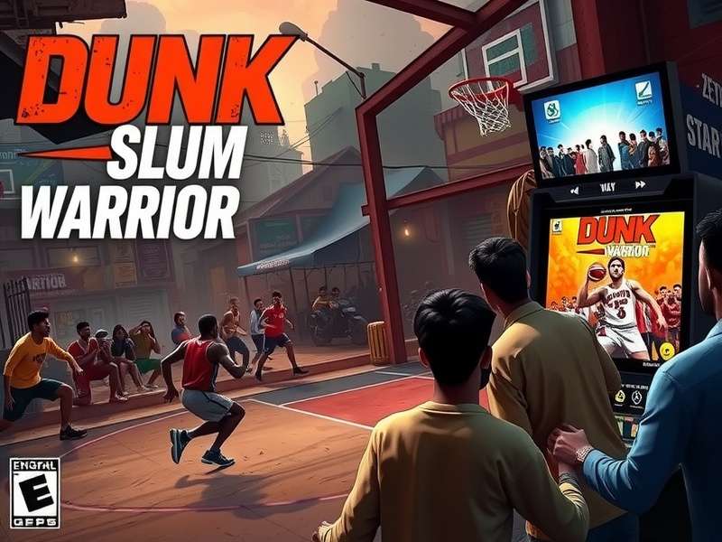 Dunk Slum Warrior player customization screen with traditional Indian street wear options